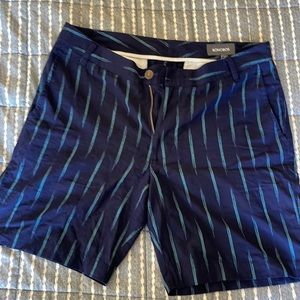 Bonobos mens 31 Aztec blue shorts